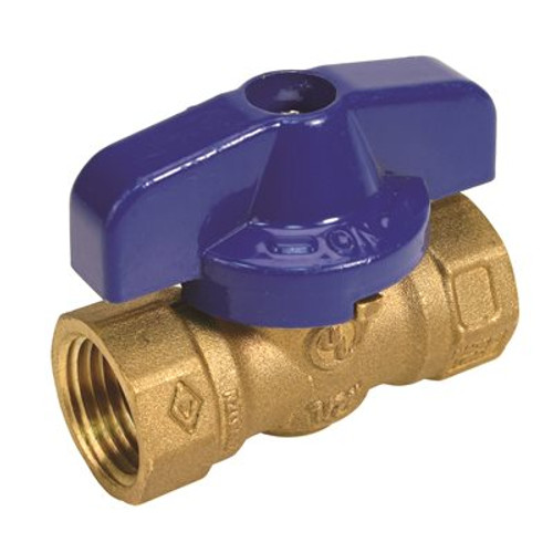 Premier 3/4 in. FIP Safety Push Gas Ball Valve