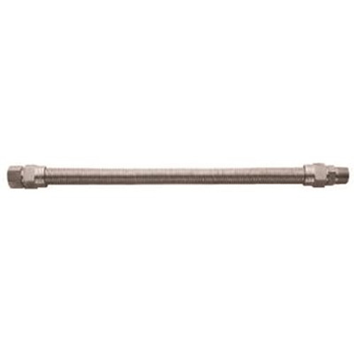Watts Gas Connector Stainless Steel 3/4 in. FIP x 3/4 in. MIP x 36 in.