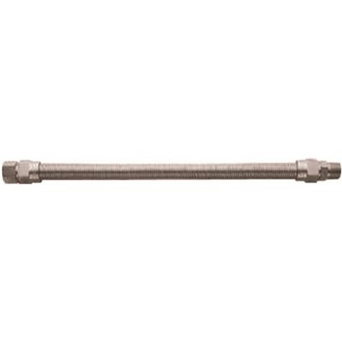 Watts Gas Connector Stainless Steel 3/4 in. FIP x 3/4 in. MIP x 60 in.