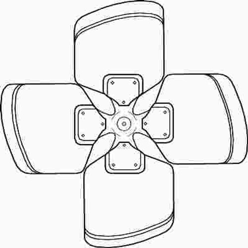 Mars Motors & Armatures FAN BLADE 12 IN. CW4