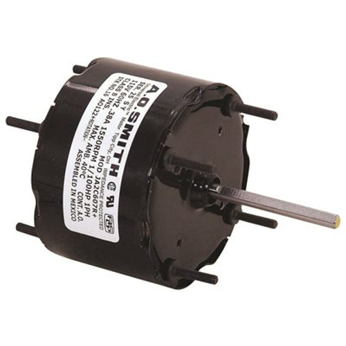 Fasco D541 GENERAL PURPOSE MOTOR, 3.3 IN., 115 VOLTS, 0.6 AMPS, 1/100 AMPS, 1,500 RPM