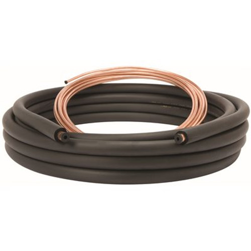 Mueller Streamline 3/8 in. x 3/4 in. x 3/8 in. x 25 ft. Air Conditioner Line Set