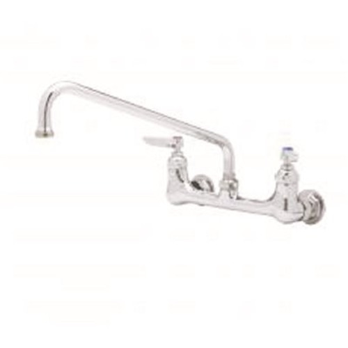 T&S 2-Handle Standard Kitchen Faucet in Polished Chrome