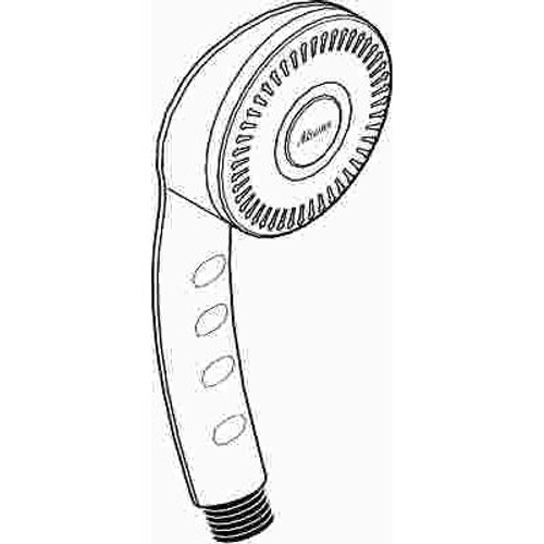 Delta 1-Spray Patterns 2 in. Wall Mount Handheld Shower Head in White