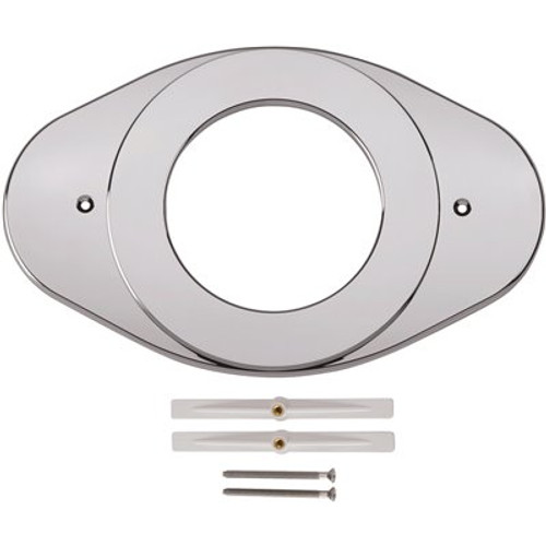 Delta 8.22 in. Renovation Cover Plate in Chrome