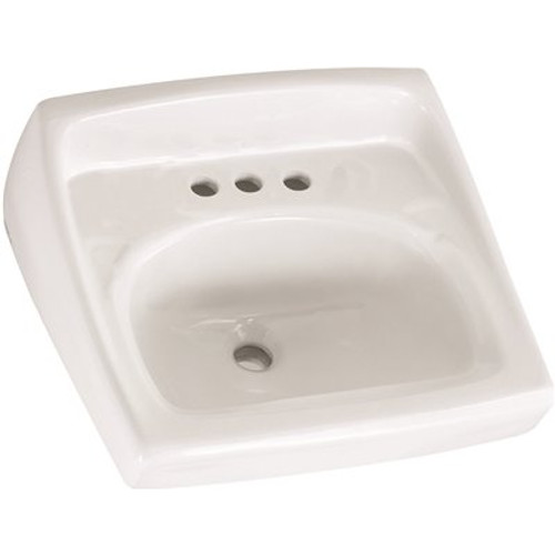 American Standard Lucerne Wall-Mounted Bathroom Vessel Sink in White