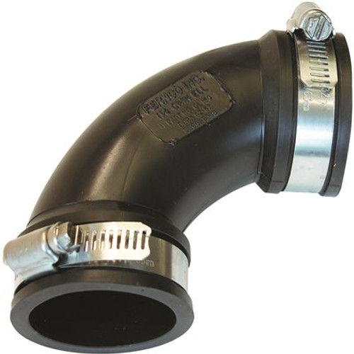 Fernco PLUMBQWIK FLEXIBLE RUBBER ELBOW, 1-1/2 IN.