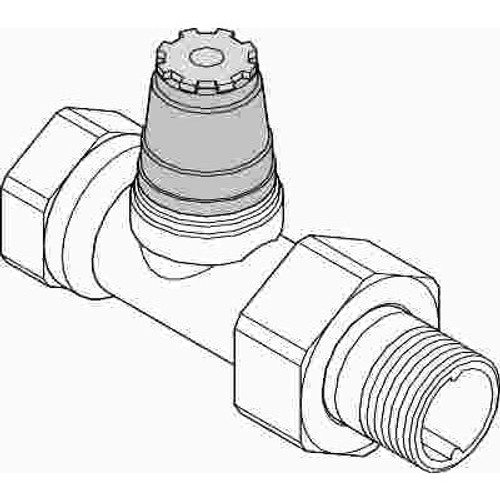 Danfoss 3.4 in. Straight Valve Body