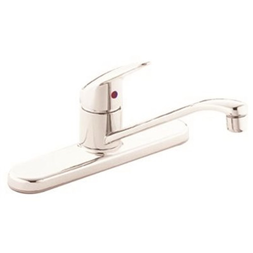 CLEVELAND FAUCET GROUP Single-Handle Kitchen Faucet Lever Handle Lead Free Less Spray in Chrome