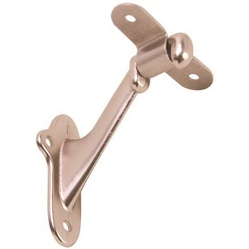 Hand Rail Bracket in Satin Nickel Hand Rail Bracket in Satin Nickel