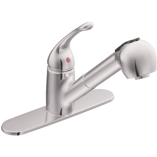 CLEVELAND FAUCET GROUP Capstone Single-Handle Pull Out Sprayer Kitchen Faucet in Chrome