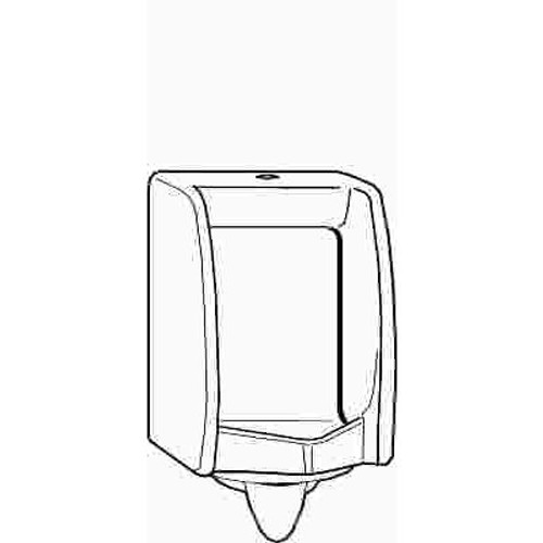 American Standard Washbrook FloWise Top Spud 0.125 GPF Urinal in White