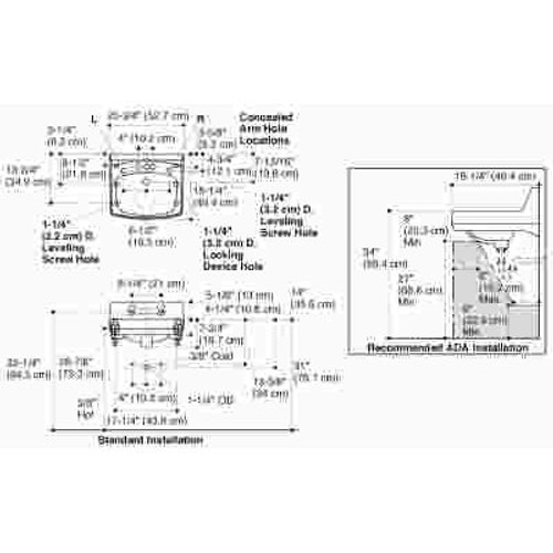 KOHLER Greenwich 20-3/4 in. Wall-Mounted Vitreous China Bathroom Sink in White with Overflow Drain