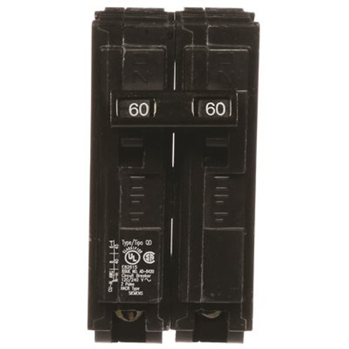 Siemens 60 Amp Double-Pole Type QD Replacement Circuit Breaker