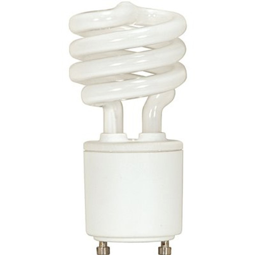 SATCO|Satco 60-Watt Equivalent T2 Bi Pin GU24 Base CFL Light Bulb, Warm White