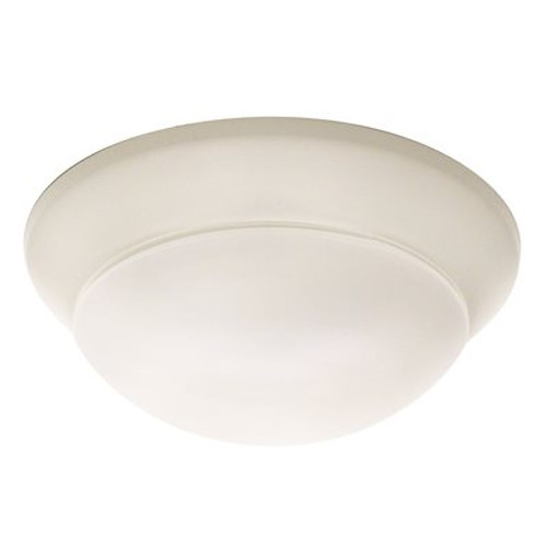 Royal Cove 10 in. Flush Mount Ceiling in Fixture White Uses One 60-Watt Incandescent Medium Base Lamp