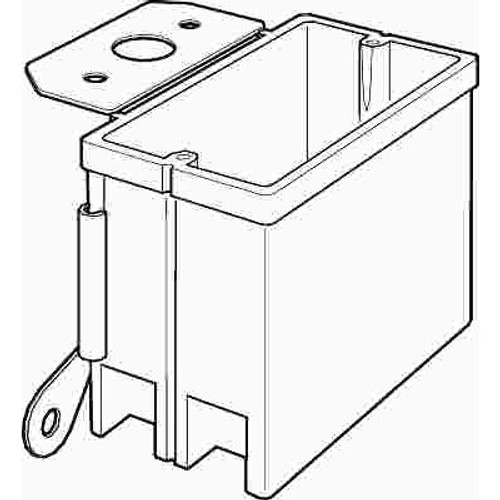 Carlon 1-Gang 21 cu. in. New Work Non-Metallic Electrical Wall Box with Adjustable Bracket