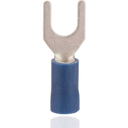 NSi Industries 16-14 AWG Vinyl Insulated Spade Terminal, Blue (100-Pack)