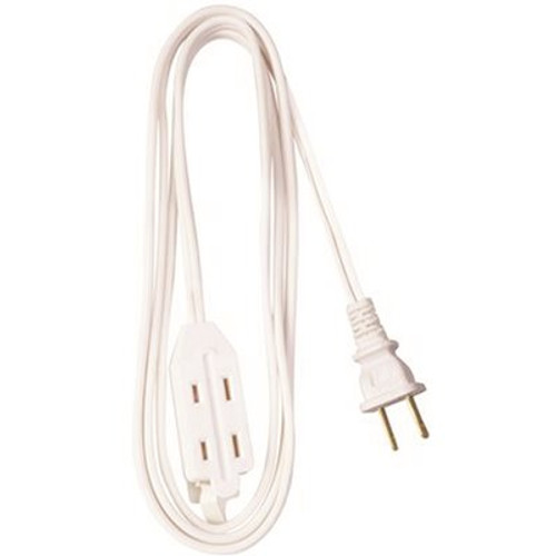 Southwire 15 ft. 16/2 White Household Cube Tap Extension Cord