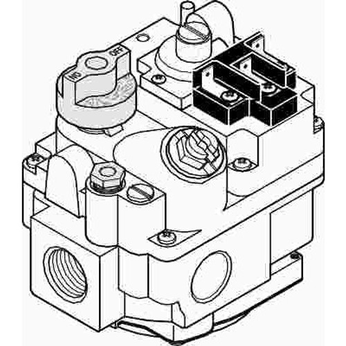 Robertshaw 1/2 in. Inlet 3/4 in. Outlet 24-Volts Uni-kit Combination Gas Valve