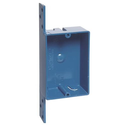 Carlon PVC Blue 1-Gang 8 cu. in. New Work Electrical Switch and Outlet Box