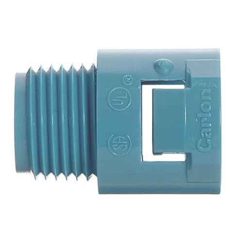 Carlon 3/4 in. Blue PVC ENT 1 Piece Threaded Adapter