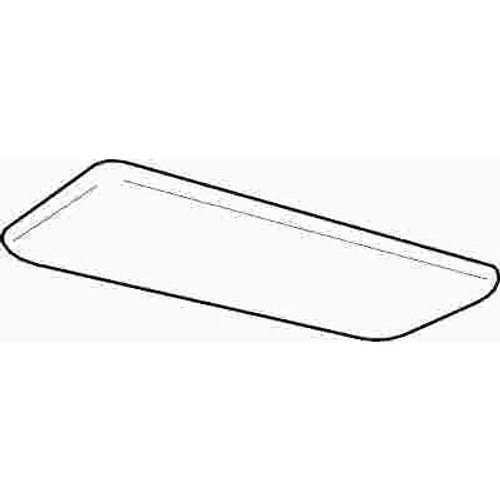 Monument 4 ft. White Replacement Lens for Cloud-Style Wraparound Light Fixtures