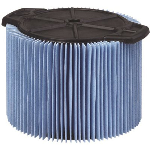 RIDGID Replacement Fine Dust 3-Layer Pleated Paper Filter