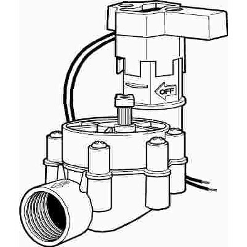 Rain Bird 1 in. In-Line Irrigation Valve