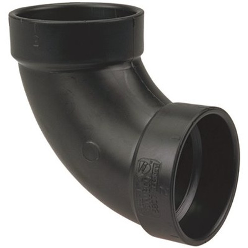 NIBCO 2 in. ABS DWV 90-Degree Hub x Hub Elbow