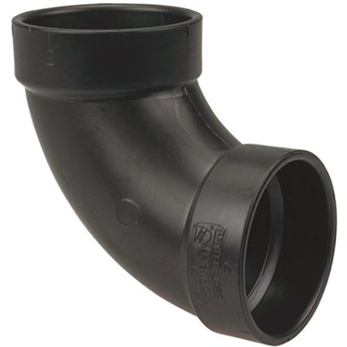 NIBCO 4 in. ABS DWV 90-Degree Hub x Hub Elbow