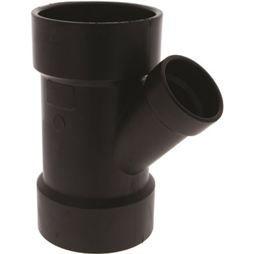 NIBCO 3 in. x 3 in. x 1-1/2 in. ABS DWV 45-Degree All Hub Reducing Wye NIBCO 3 in. x 3 in. x 1-1/2 in. ABS DWV 45-Degree All Hub Reducing Wye