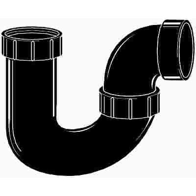 NIBCO 2 in. ABS DWV Hub x Hub P-Trap