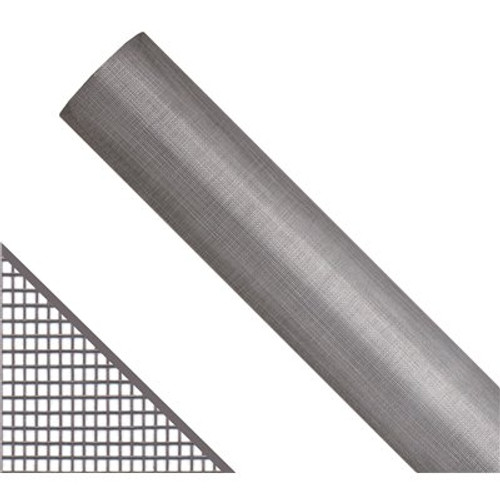 Saint-Gobain ADFORS 36 in. x 100 ft. Gray Fiberglass Screen Roll for Windows and Door