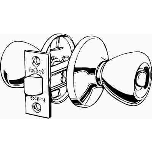 Kwikset Tylo Polished Brass Bed/Bath Door Knob