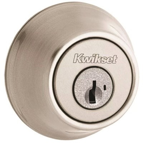 Kwikset 660 Series Antique Brass Single-Cylinder Deadbolt