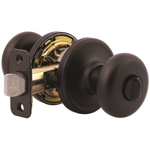 Kwikset Hancock Venetian Bronze Bed/Bath Door Knob