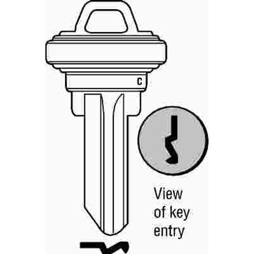 Schlage Blank Key For Type-C Keyways