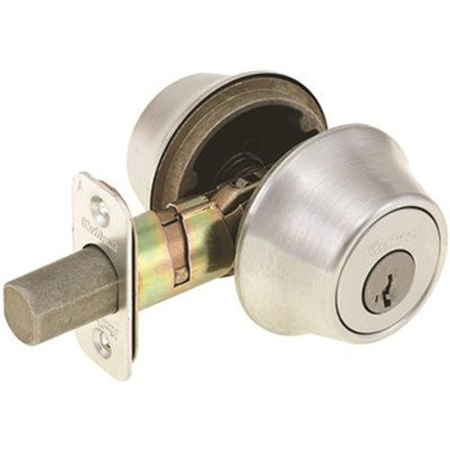 Kwikset 665 Series Satin Chrome Double-Cylinder Deadbolt Featuring SmartKey Security
