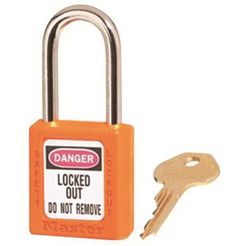 Master Lock Orange Safety Lockout Padlock