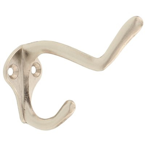 ULTRA HARDWARE Coat and Hat Robe Hook in Satin Nickel ULTRA HARDWARE Coat and Hat Robe Hook in Satin Nickel