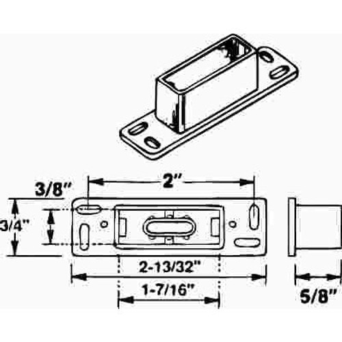 STRYBUC INDUSTRIES Drawer Roller with A x LE