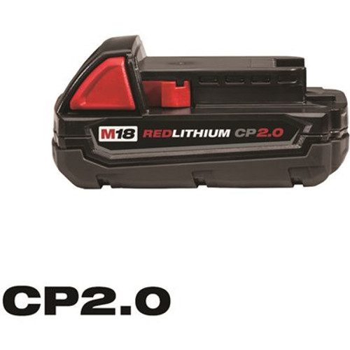 Milwaukee M18 18-Volt 2.0 Ah Lithium-Ion Compact Battery