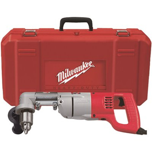 Milwaukee 7 Amp Corded 1/2 in. Corded Right-Angle Drill Kit with Hard Case