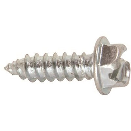 Lindstrom #12 x 1-1/2 in. Slotted Hex Head Sheet Metal Screws (100 per Pack)
