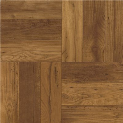 Armstrong Criswood Russet Oak 12 in. x 12 in. Residential Peel and Stick Vinyl Tile Flooring (45 sq. ft. / case)