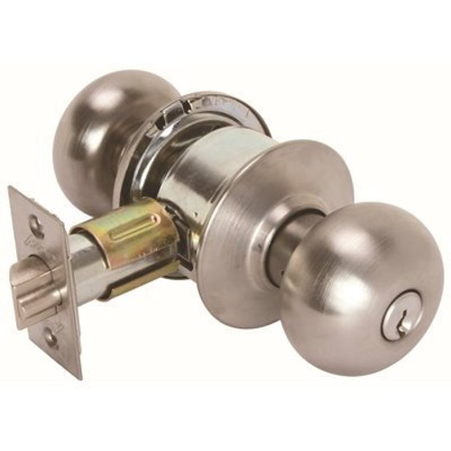 Arrow Lock US3 2-3/8 in. Store Room Keyed Door Knob Lock