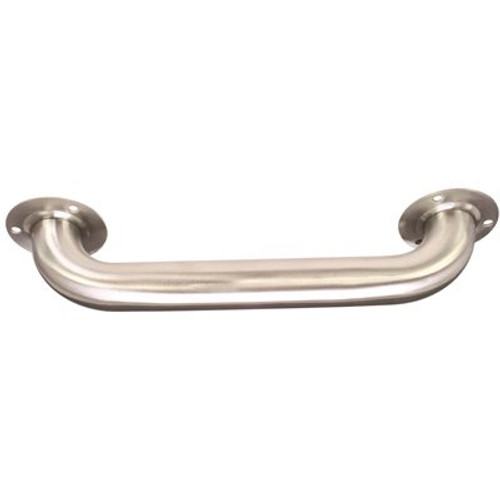 Premier EXPOSED SCREW GRAB BAR, 12 IN. X 1-1/2 IN. DIAMETER, STAINLESS STEEL