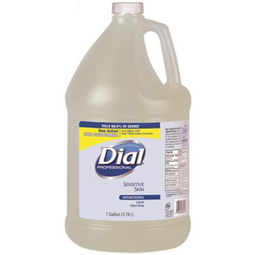 DIAL Dial Sensitive Skin Antimicrobial Liquid Hand Soap - 4/1 Gallon Refill