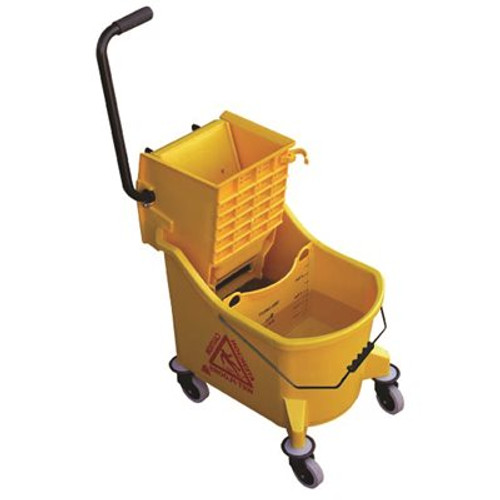 O-Cedar MAXIPLUS MOP BUCKET AND WRINGER 36 QUART YELLOW